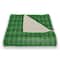 Green Diamond Pattern Fleece Blanket